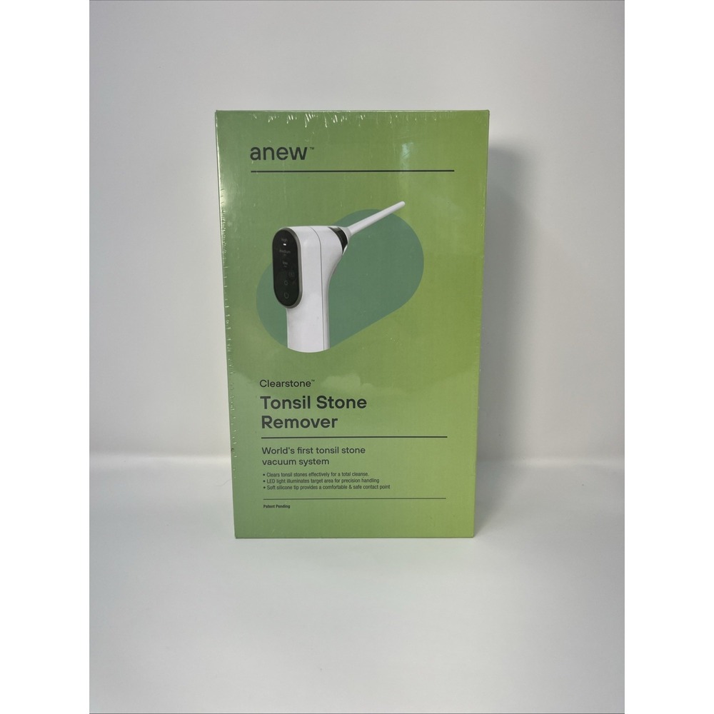ANEW CLEARSTONE Tonsil Stone Remover Vacuum‎ System w/ LED Guidance Light New